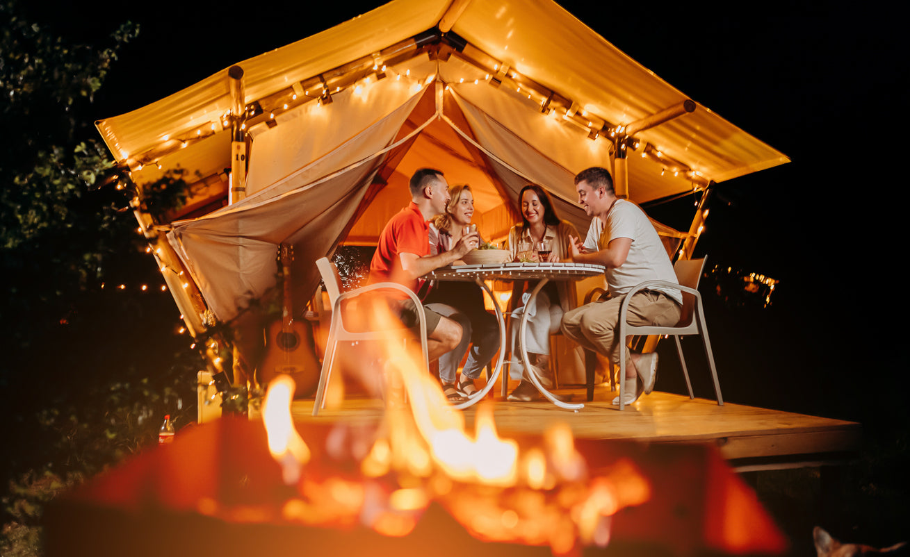 How Fires Improve Your Glampsite-Boho Bell Tent