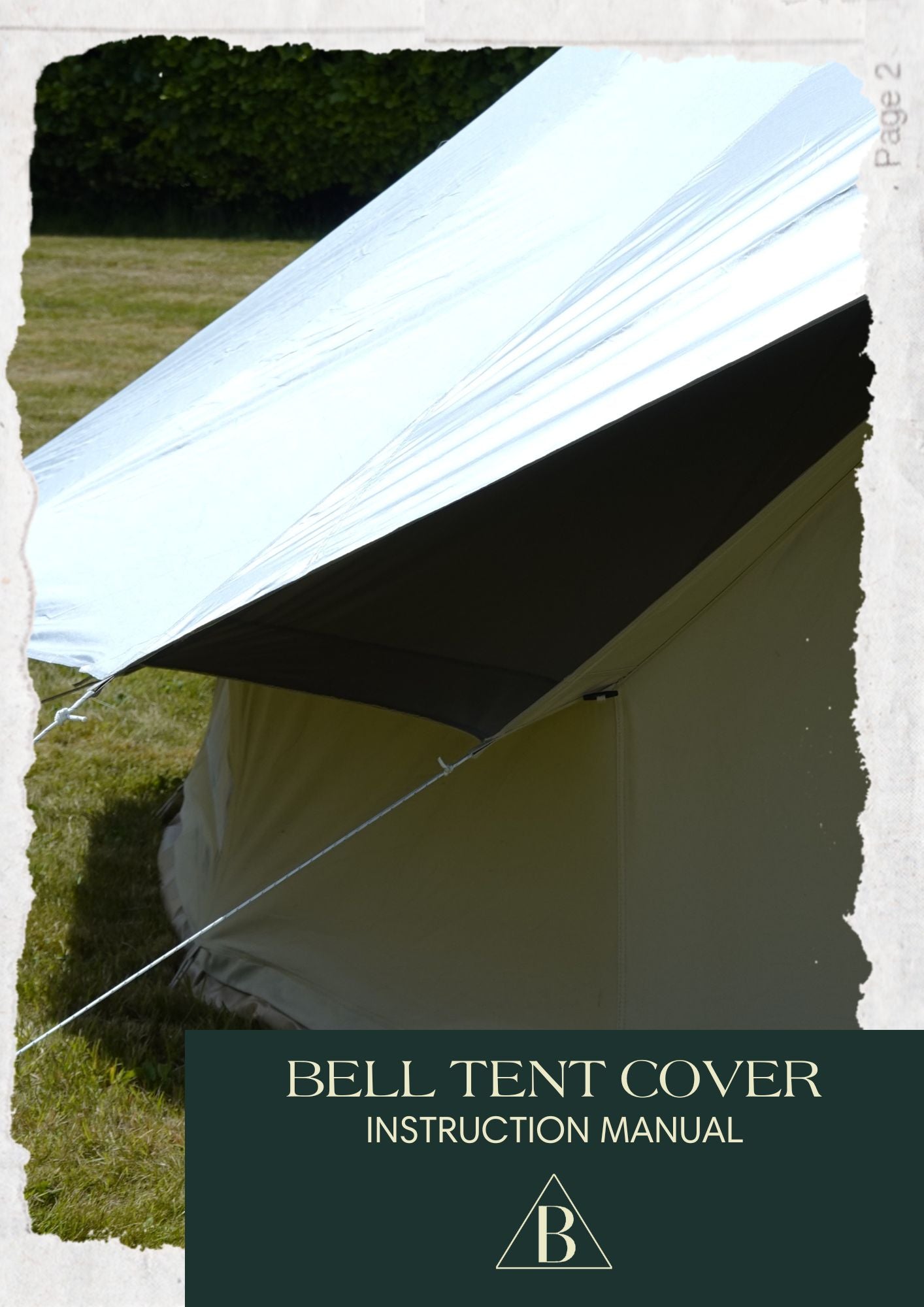 Bell Tent Cover Instruction Manual