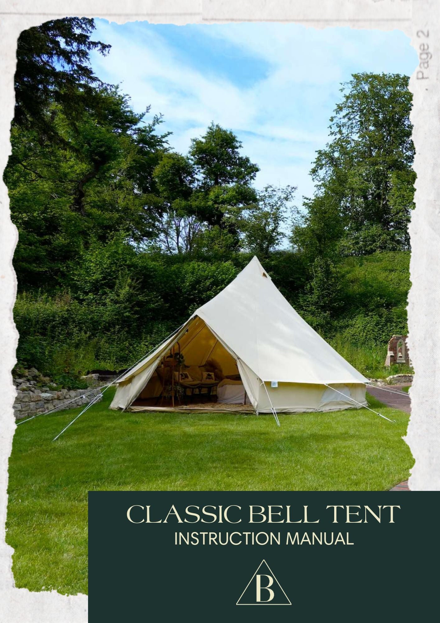 Classic Bell Tent Instruction Manual