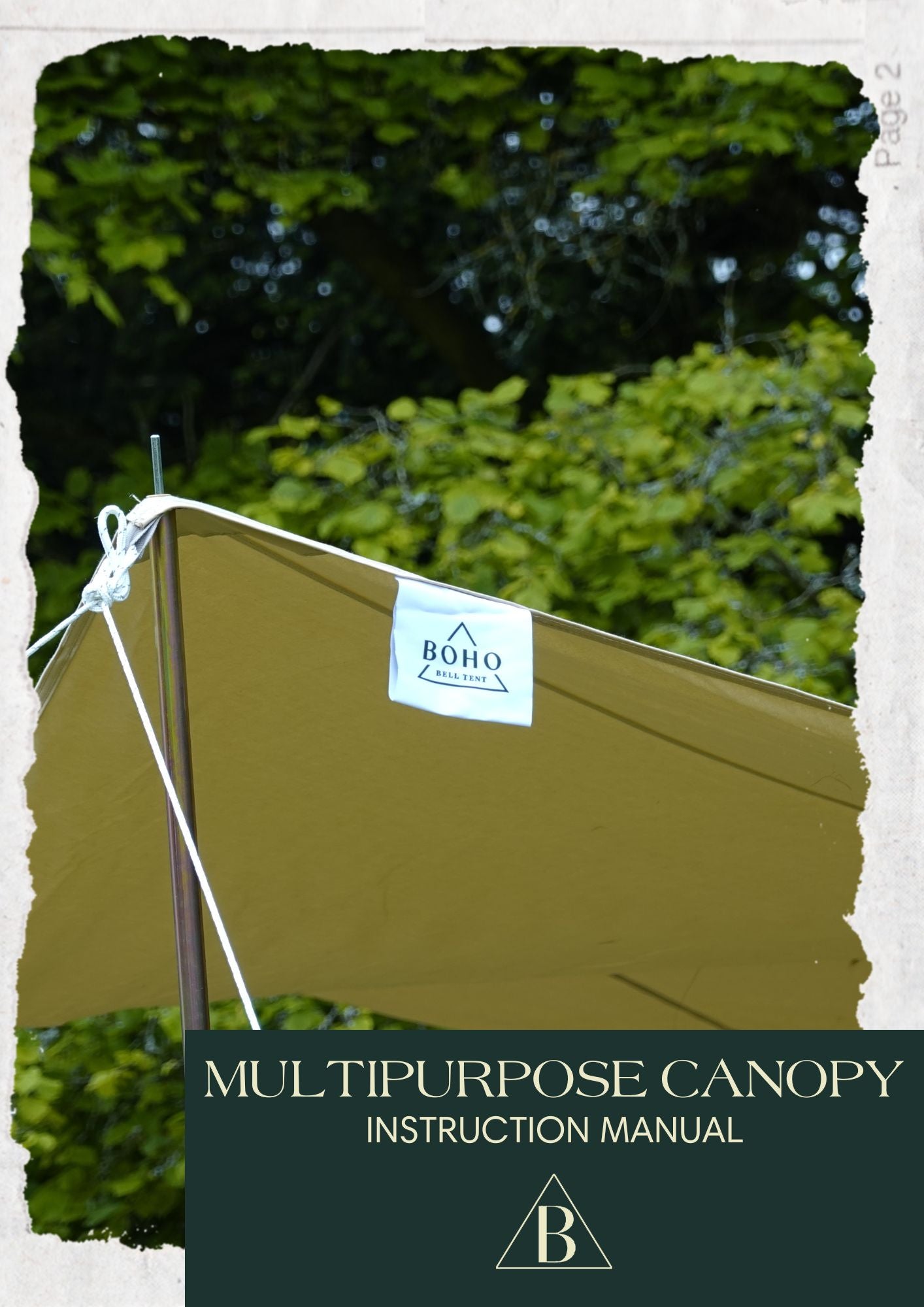 Multipurpose Canopy Instruction Manual